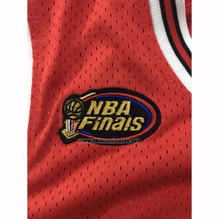 Camiseta Chicago Bulls Michael Jordan NO 23 1997-98 NBA Finals Mitchell & Ness Rojo